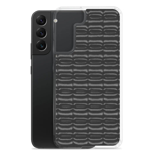 Industrial Carbon Black Graphite Flexible Clear Samsung Case Bump Resistant Corners CREATIVETECH