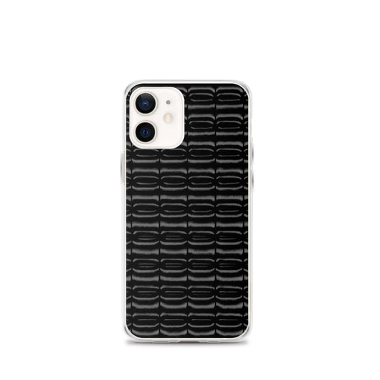 Industrial Carbon Graphite Black Flexible Clear iPhone Case Bump Resistant Corners CREATIVETECH