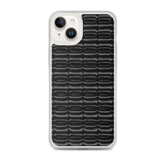Industrial Carbon Graphite Black Flexible Clear iPhone Case Bump Resistant Corners CREATIVETECH