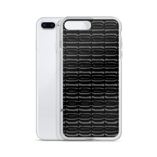 Industrial Carbon Graphite Black Flexible Clear iPhone Case Bump Resistant Corners CREATIVETECH