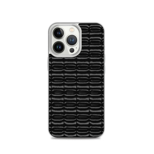 Industrial Carbon Graphite Black Flexible Clear iPhone Case Bump Resistant Corners CREATIVETECH