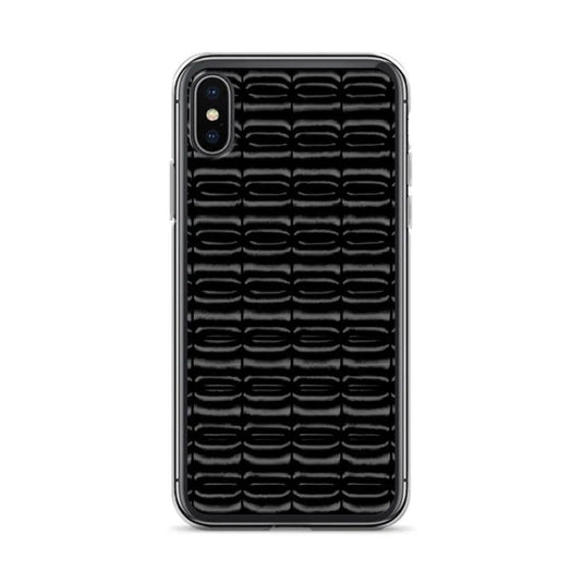 Industrial Carbon Graphite Black Flexible Clear iPhone Case Bump Resistant Corners CREATIVETECH
