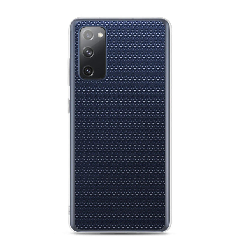 Load image into Gallery viewer, Industrial Metal Pattern Olive Blue Flexible Clear Samsung Case Bump Resistant Corners CREATIVETECH