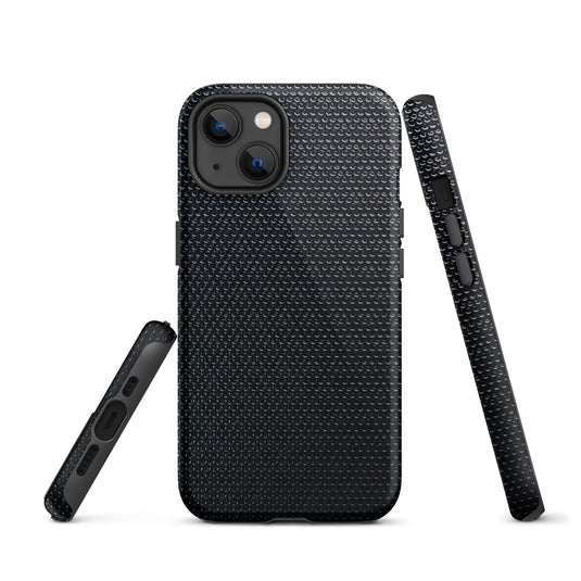 Industrial Tech Metal Double Layered Impact Resistant Tough iPhone Case 3D Wrap Matte or Glossy Finish CREATIVETECH