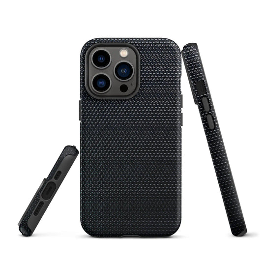 Industrial Tech Metal Double Layered Impact Resistant Tough iPhone Case 3D Wrap Matte or Glossy Finish CREATIVETECH