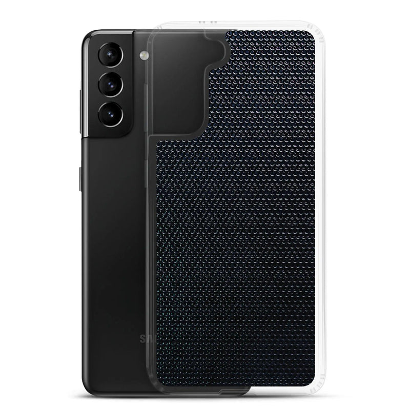 Load image into Gallery viewer, Industrial Tech Metal Grid Flexible Clear Samsung Case Bump Resistant Corners CREATIVETECH