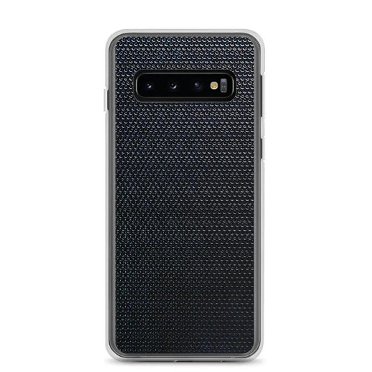Industrial Tech Metal Grid Flexible Clear Samsung Case Bump Resistant Corners CREATIVETECH