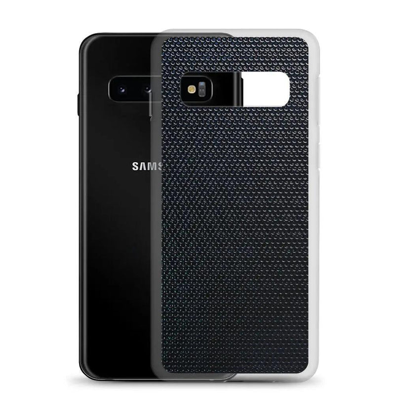 Load image into Gallery viewer, Industrial Tech Metal Grid Flexible Clear Samsung Case Bump Resistant Corners CREATIVETECH