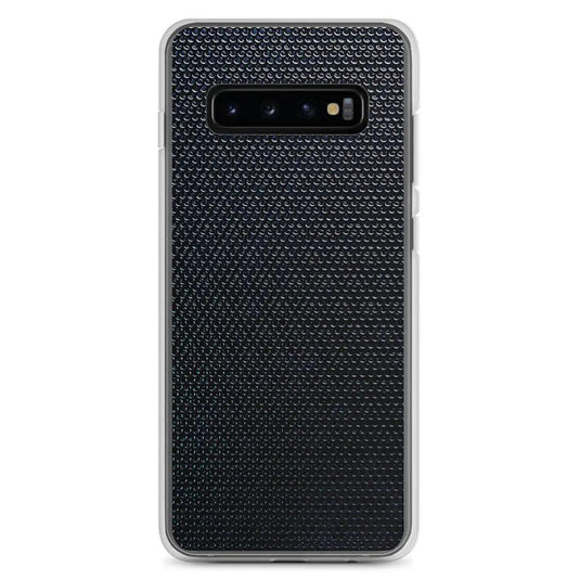 Industrial Tech Metal Grid Flexible Clear Samsung Case Bump Resistant Corners CREATIVETECH