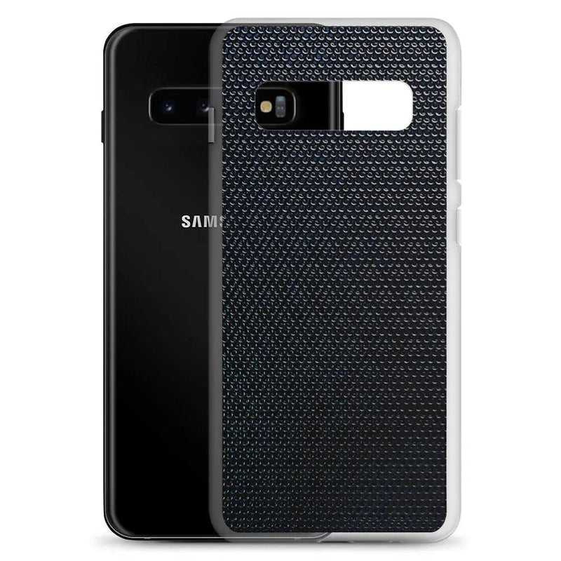 Load image into Gallery viewer, Industrial Tech Metal Grid Flexible Clear Samsung Case Bump Resistant Corners CREATIVETECH