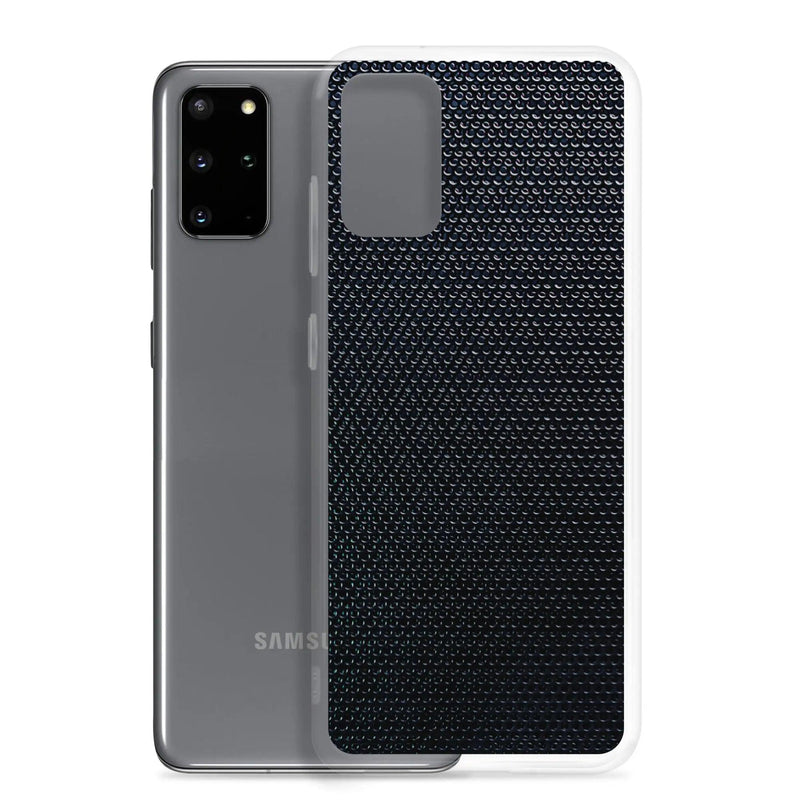 Load image into Gallery viewer, Industrial Tech Metal Grid Flexible Clear Samsung Case Bump Resistant Corners CREATIVETECH