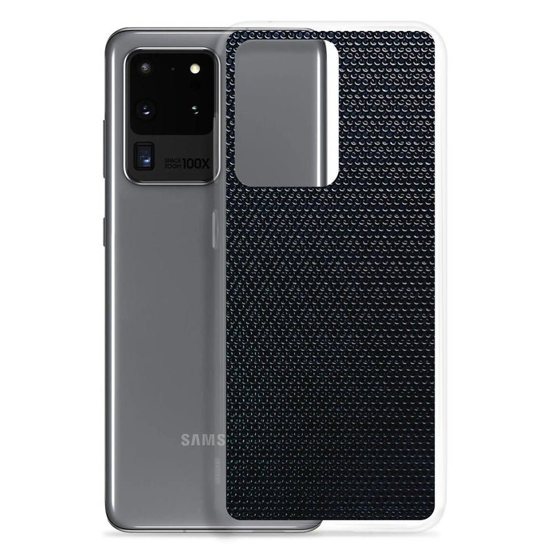 Load image into Gallery viewer, Industrial Tech Metal Grid Flexible Clear Samsung Case Bump Resistant Corners CREATIVETECH