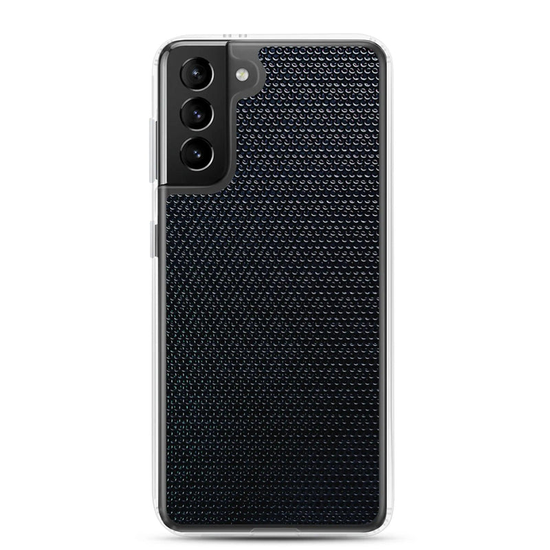 Load image into Gallery viewer, Industrial Tech Metal Grid Flexible Clear Samsung Case Bump Resistant Corners CREATIVETECH