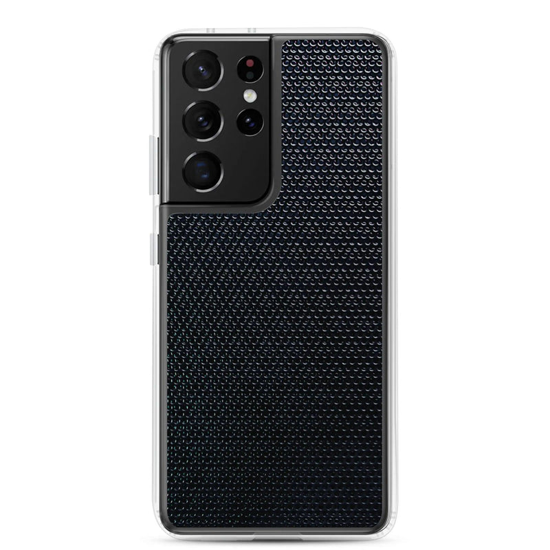 Load image into Gallery viewer, Industrial Tech Metal Grid Flexible Clear Samsung Case Bump Resistant Corners CREATIVETECH