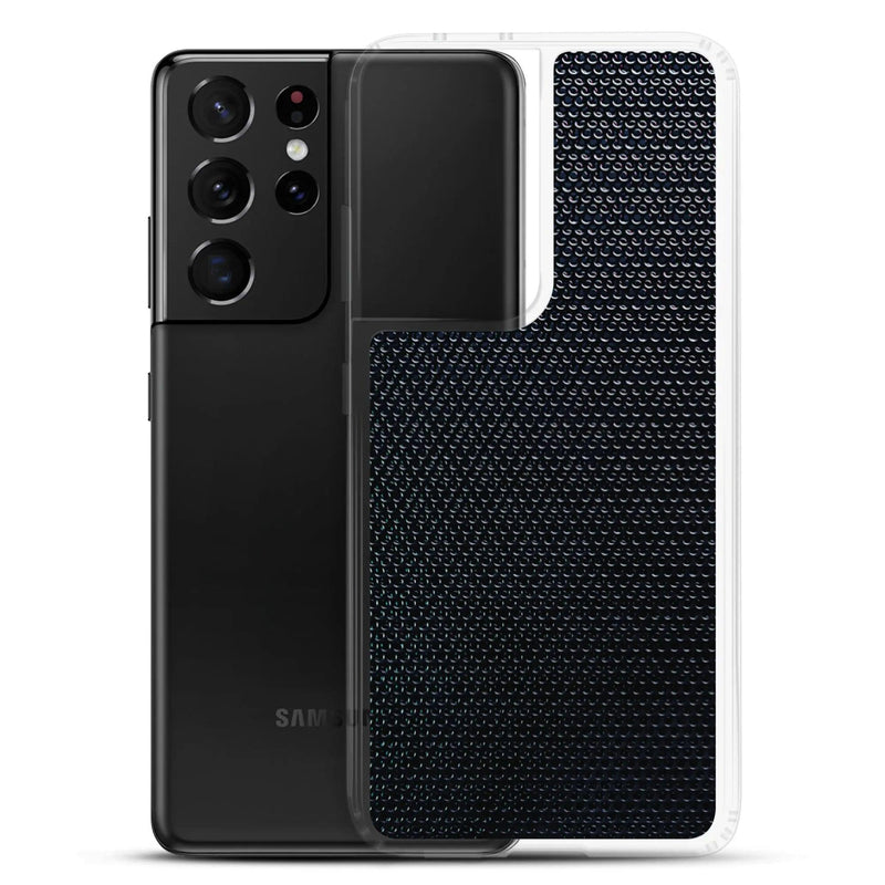 Load image into Gallery viewer, Industrial Tech Metal Grid Flexible Clear Samsung Case Bump Resistant Corners CREATIVETECH
