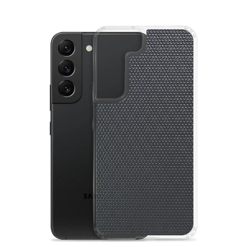 Load image into Gallery viewer, Industrial Tech Metal Grid Flexible Clear Samsung Case Bump Resistant Corners CREATIVETECH