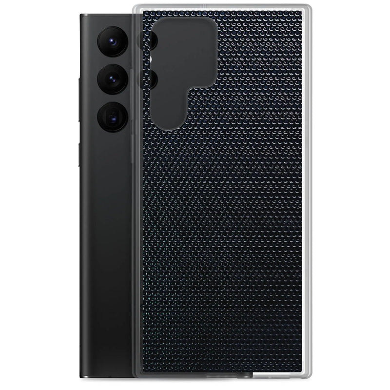 Load image into Gallery viewer, Industrial Tech Metal Grid Flexible Clear Samsung Case Bump Resistant Corners CREATIVETECH