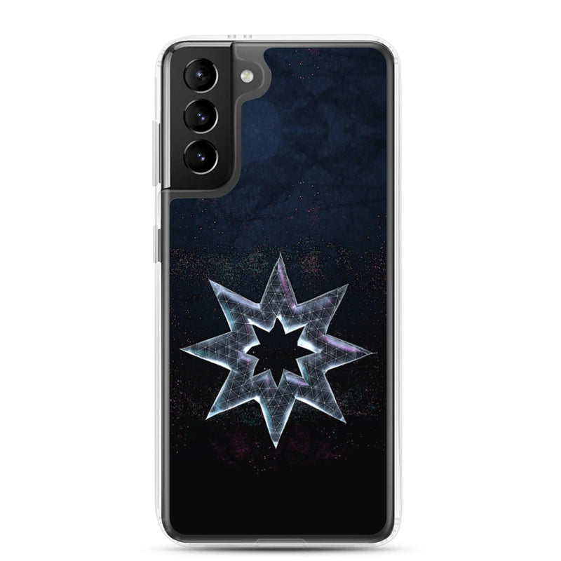 Load image into Gallery viewer, Mason Star Dust Dark Flexible Clear Samsung Case Bump Resistant Corners CREATIVETECH