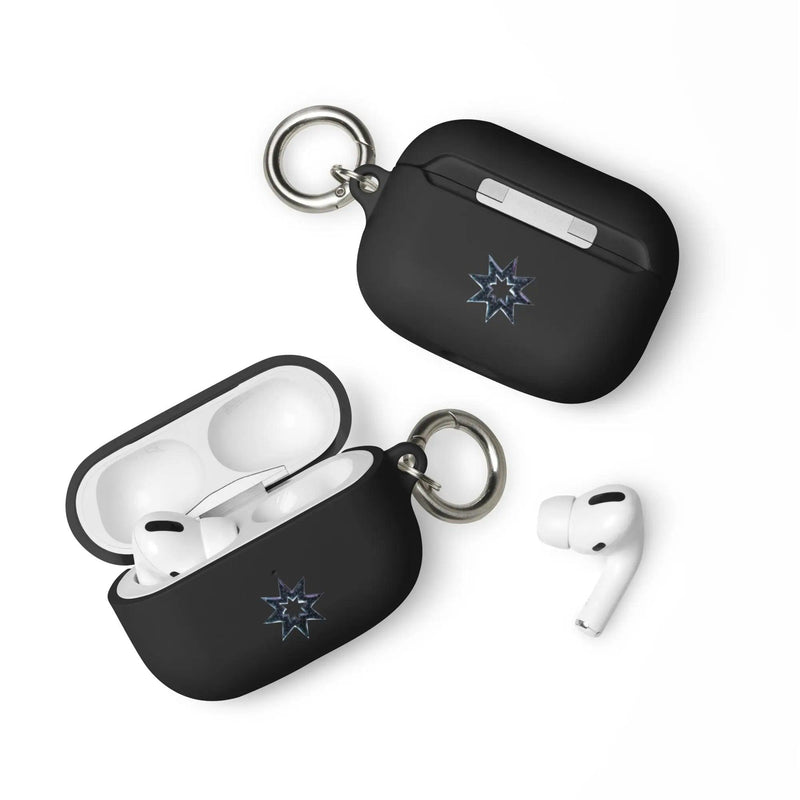 Load image into Gallery viewer, Mason Star Dust Shock Resistant 2-in-1 Tough AirPods Case with Metal Carabiner Various Colors CREATIVETECH