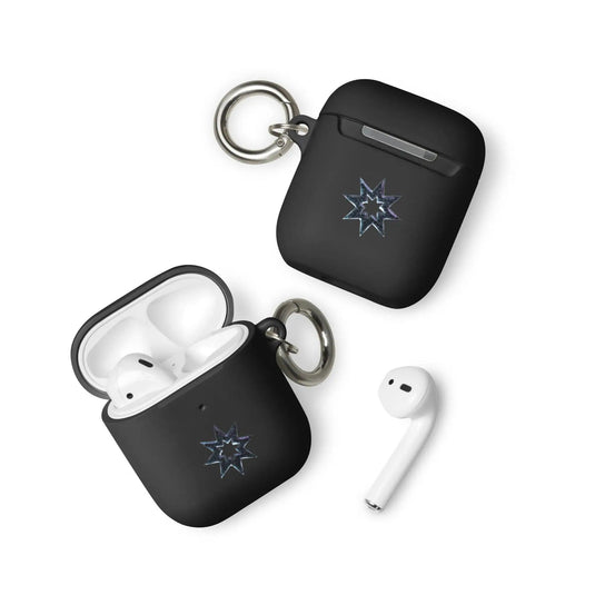 Mason Star Dust Shock Resistant 2-in-1 Tough AirPods Case with Metal Carabiner Various Colors CREATIVETECH