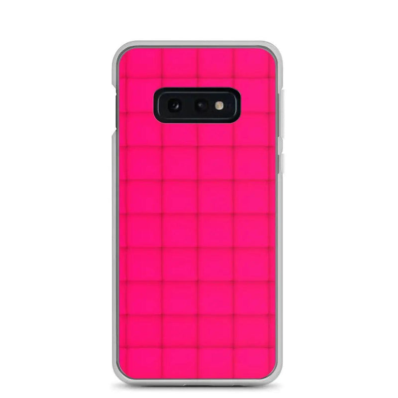 Load image into Gallery viewer, Neon Red Squishy Style Flexible Clear Samsung Case Bump Resistant Corners CREATIVETECH