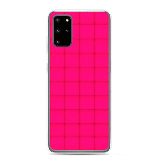 Neon Red Squishy Style Flexible Clear Samsung Case Bump Resistant Corners CREATIVETECH