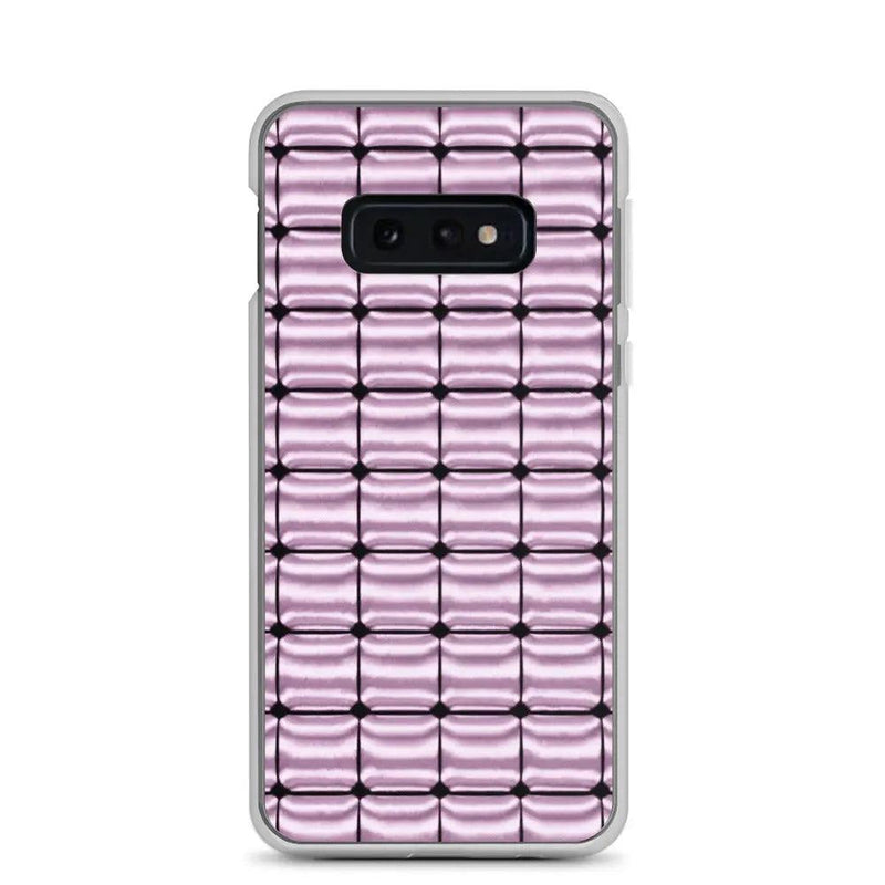 Load image into Gallery viewer, Rose Pink Metal Cubic Style Flexible Clear Samsung Case Bump Resistant Corners CREATIVETECH