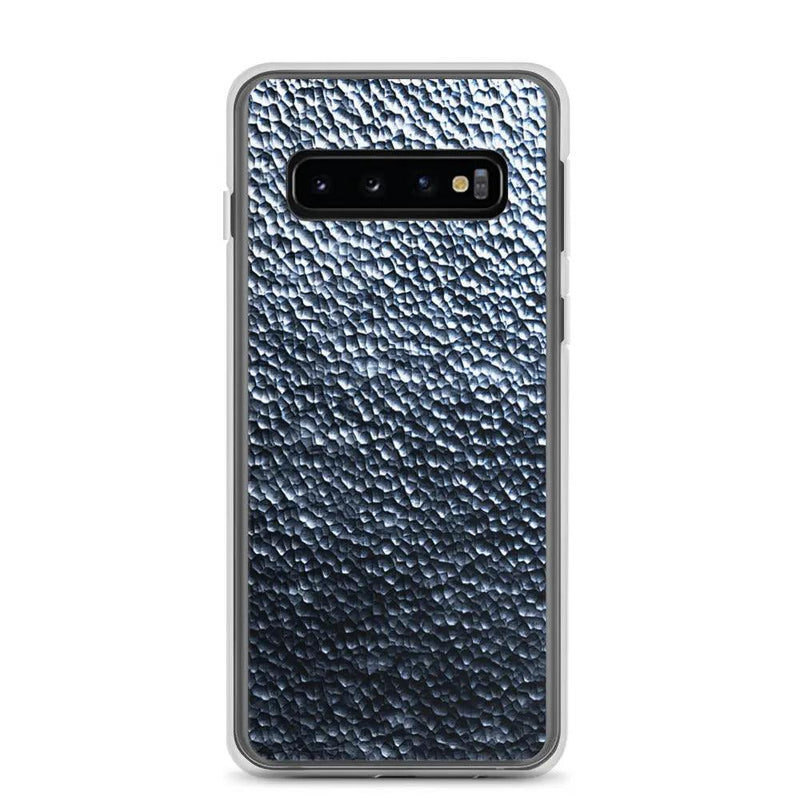 Load image into Gallery viewer, Silver Steel Dark Metal Dust Flexible Clear Samsung Case Bump Resistant Corners CREATIVETECH