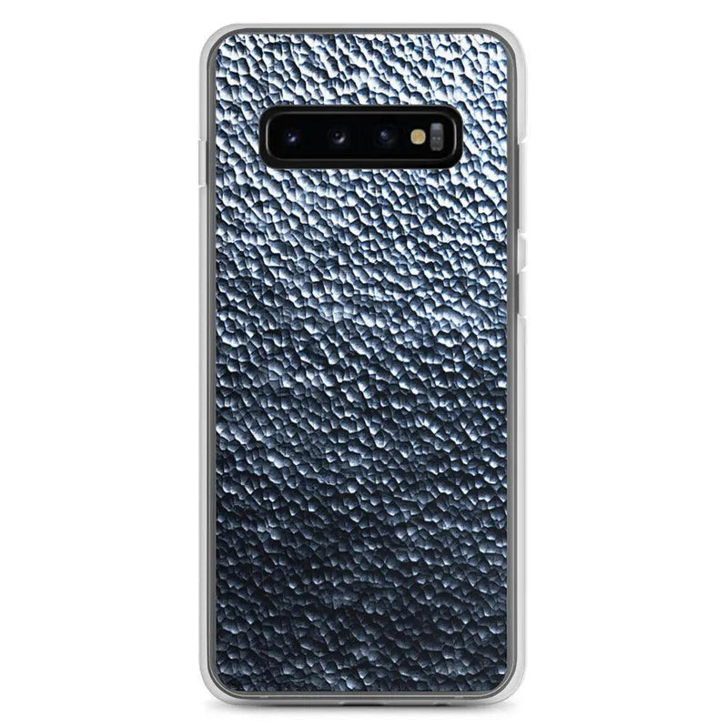 Load image into Gallery viewer, Silver Steel Dark Metal Dust Flexible Clear Samsung Case Bump Resistant Corners CREATIVETECH