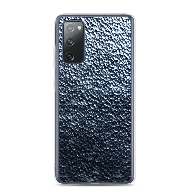 Load image into Gallery viewer, Silver Steel Dark Metal Dust Flexible Clear Samsung Case Bump Resistant Corners CREATIVETECH