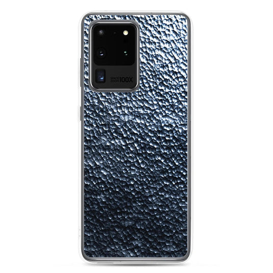 Silver Steel Dark Metal Dust Flexible Clear Samsung Case Bump Resistant Corners CREATIVETECH