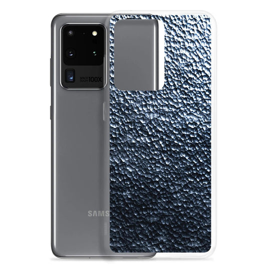 Silver Steel Dark Metal Dust Flexible Clear Samsung Case Bump Resistant Corners CREATIVETECH