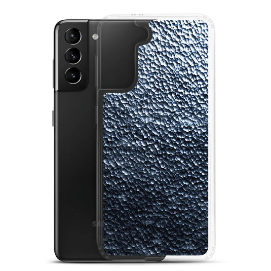 Silver Steel Dark Metal Dust Flexible Clear Samsung Case Bump Resistant Corners CREATIVETECH