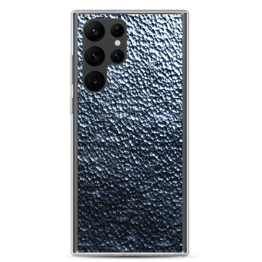 Silver Steel Dark Metal Dust Flexible Clear Samsung Case Bump Resistant Corners CREATIVETECH