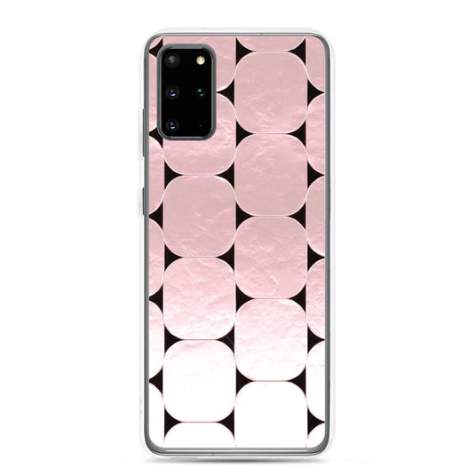 Soft Rose Gold Round Style Flexible Clear Samsung Case Bump Resistant Corners CREATIVETECH