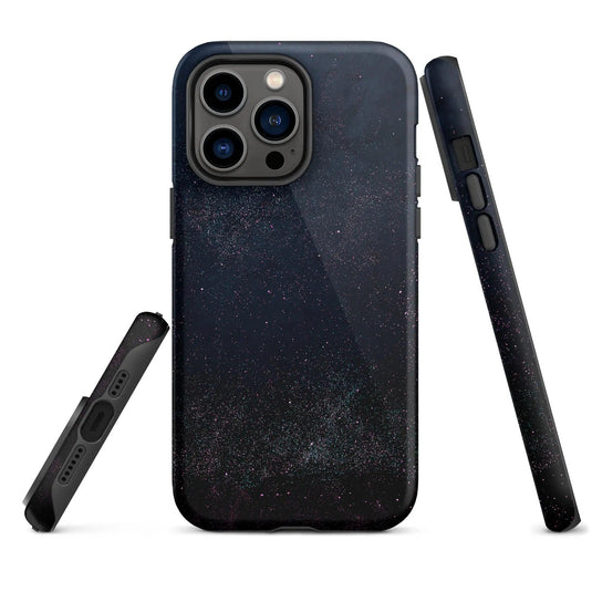Space Star Dust Double Layered Impact Resistant Tough iPhone Case 3D Wrap Matte or Glossy Finish CREATIVETECH