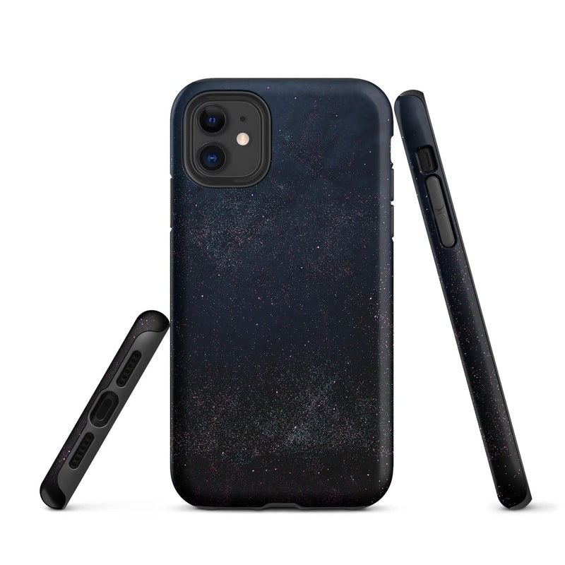 Load image into Gallery viewer, Space Star Dust Double Layered Impact Resistant Tough iPhone Case 3D Wrap Matte or Glossy Finish CREATIVETECH