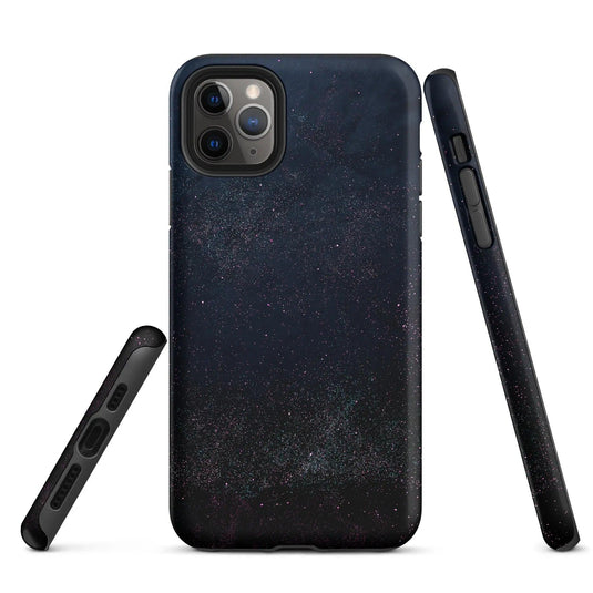 Space Star Dust Double Layered Impact Resistant Tough iPhone Case 3D Wrap Matte or Glossy Finish CREATIVETECH