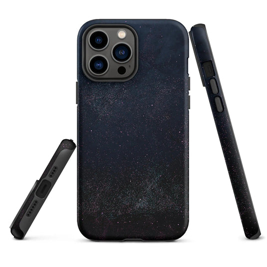 Space Star Dust Double Layered Impact Resistant Tough iPhone Case 3D Wrap Matte or Glossy Finish CREATIVETECH