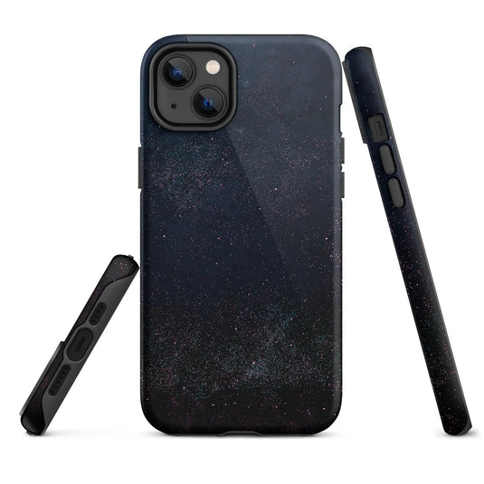 Space Star Dust Double Layered Impact Resistant Tough iPhone Case 3D Wrap Matte or Glossy Finish CREATIVETECH