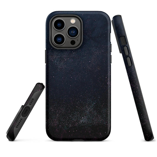 Space Star Dust Double Layered Impact Resistant Tough iPhone Case 3D Wrap Matte or Glossy Finish CREATIVETECH