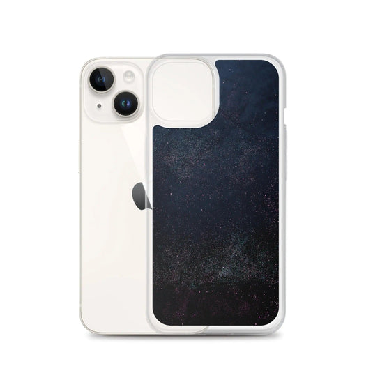 Space Star Dust Flexible Clear iPhone Case Bump Resistant Corners CREATIVETECH