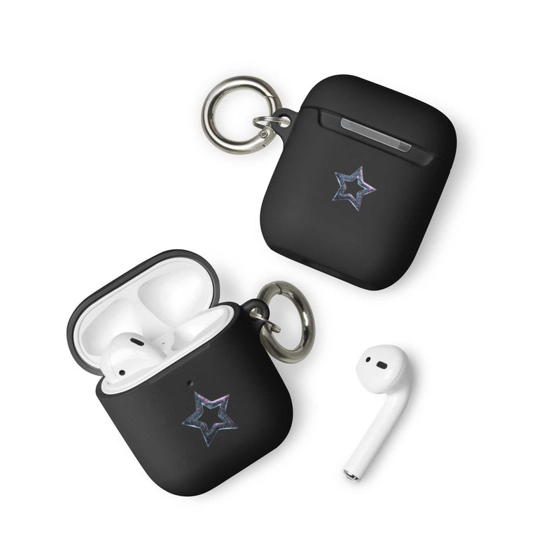 Load image into Gallery viewer, Star Dust 2-in-1 Cool Shock Resistant Tough AirPods Case with Metal Carabiner CREATIVETECH