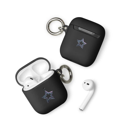 Star Dust 2-in-1 Cool Shock Resistant Tough AirPods Case with Metal Carabiner CREATIVETECH