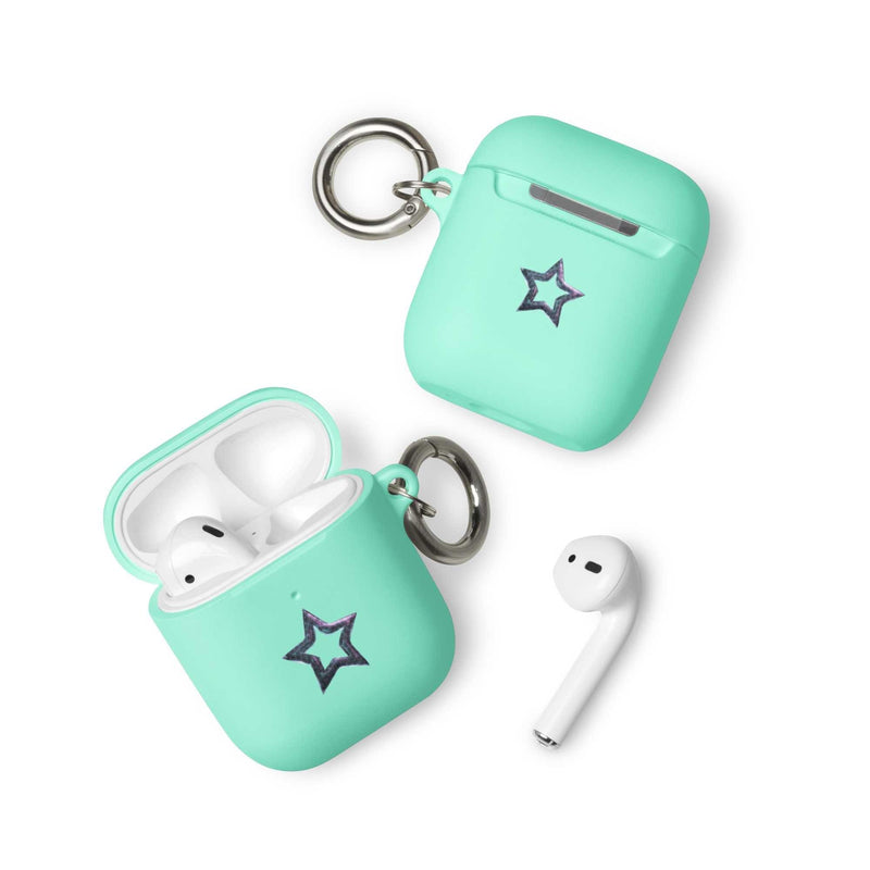 Load image into Gallery viewer, Star Dust 2-in-1 Cool Shock Resistant Tough AirPods Case with Metal Carabiner CREATIVETECH