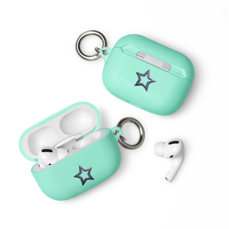 Load image into Gallery viewer, Star Dust 2-in-1 Cool Shock Resistant Tough AirPods Case with Metal Carabiner CREATIVETECH