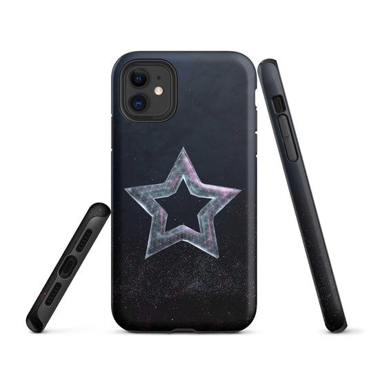 Star Dust Double Layered Impact Resistant Tough iPhone Case 3D Wrap Matte or Glossy Finish CREATIVETECH