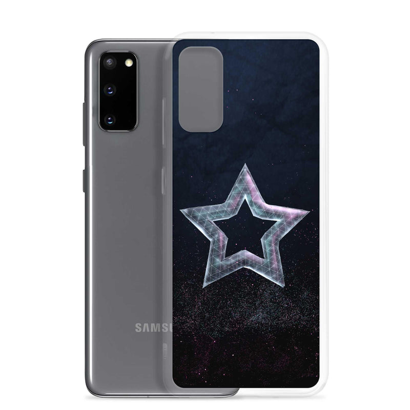 Load image into Gallery viewer, Star Dust Flexible Clear Samsung Case Bump Resistant Corners CREATIVETECH