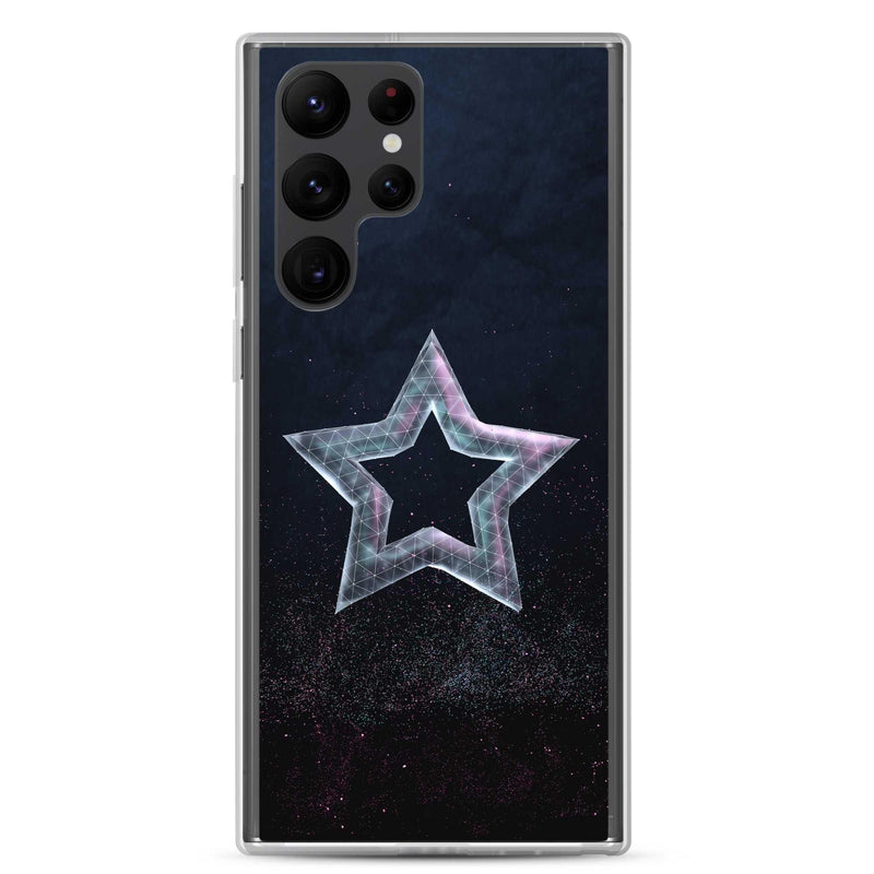 Load image into Gallery viewer, Star Dust Flexible Clear Samsung Case Bump Resistant Corners CREATIVETECH