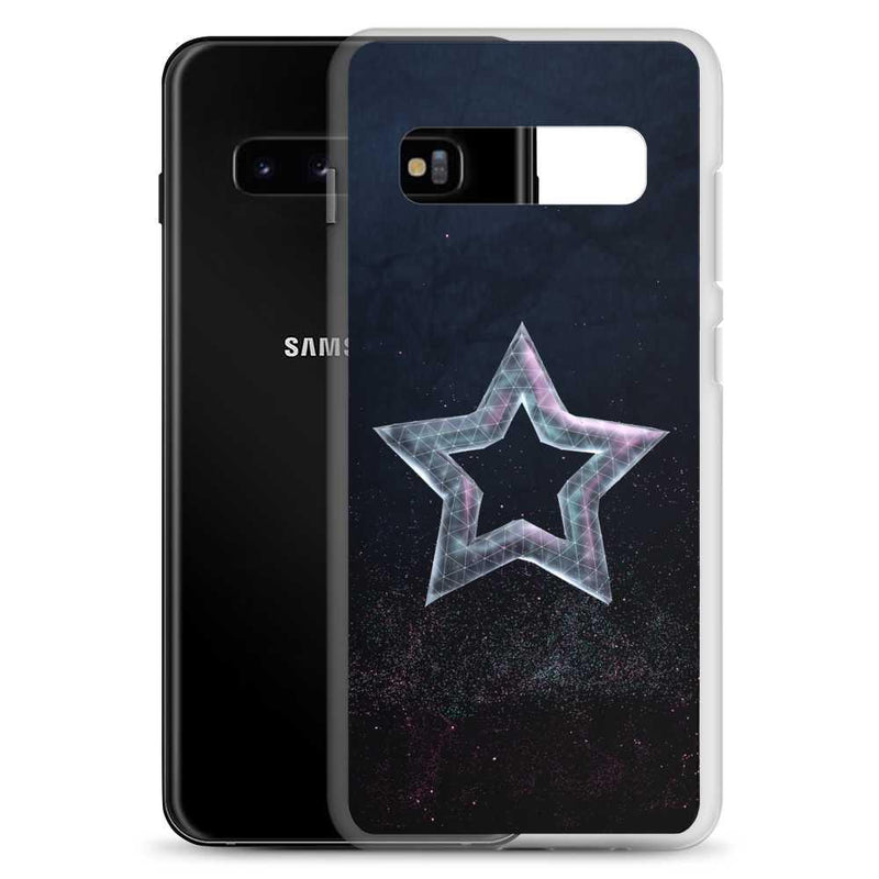 Load image into Gallery viewer, Star Dust Flexible Clear Samsung Case Bump Resistant Corners CREATIVETECH